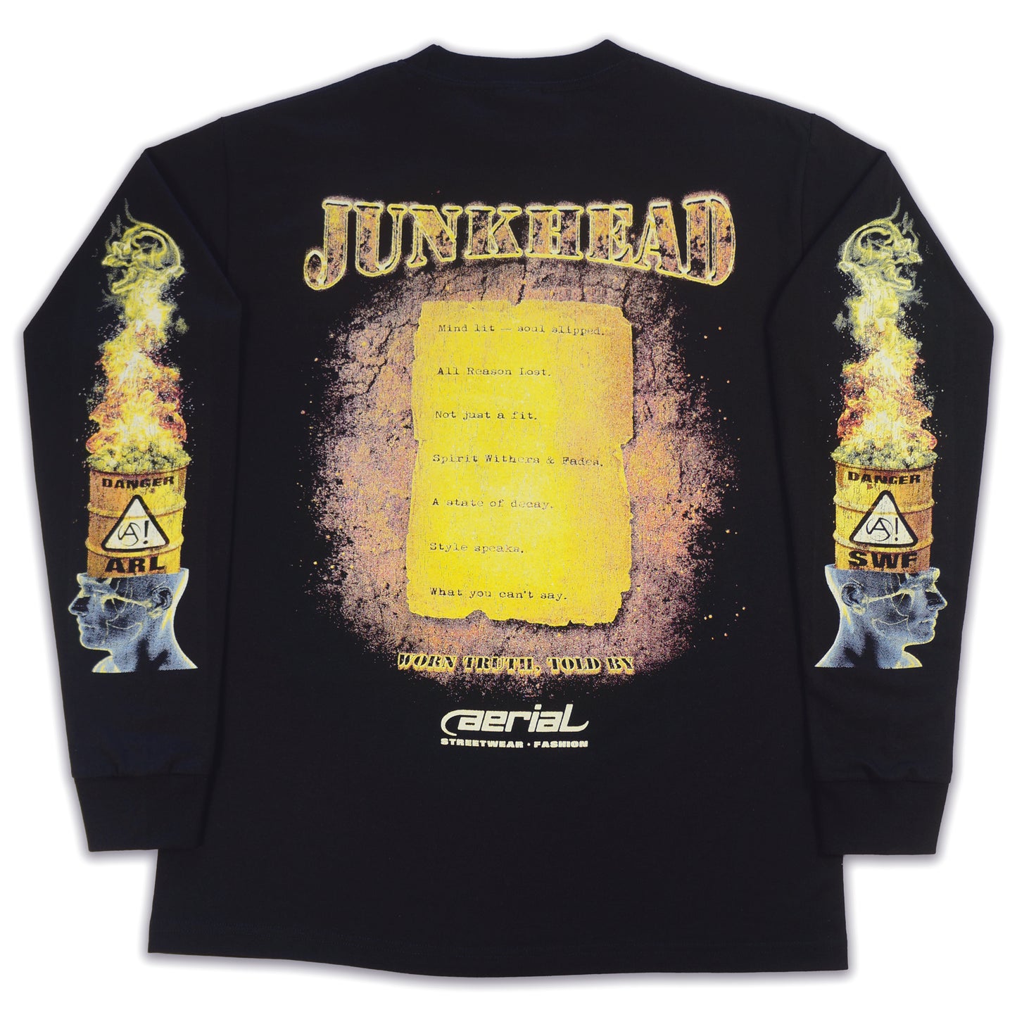 Aerial SWF "Junkhead" Long Sleeve T-Shirt