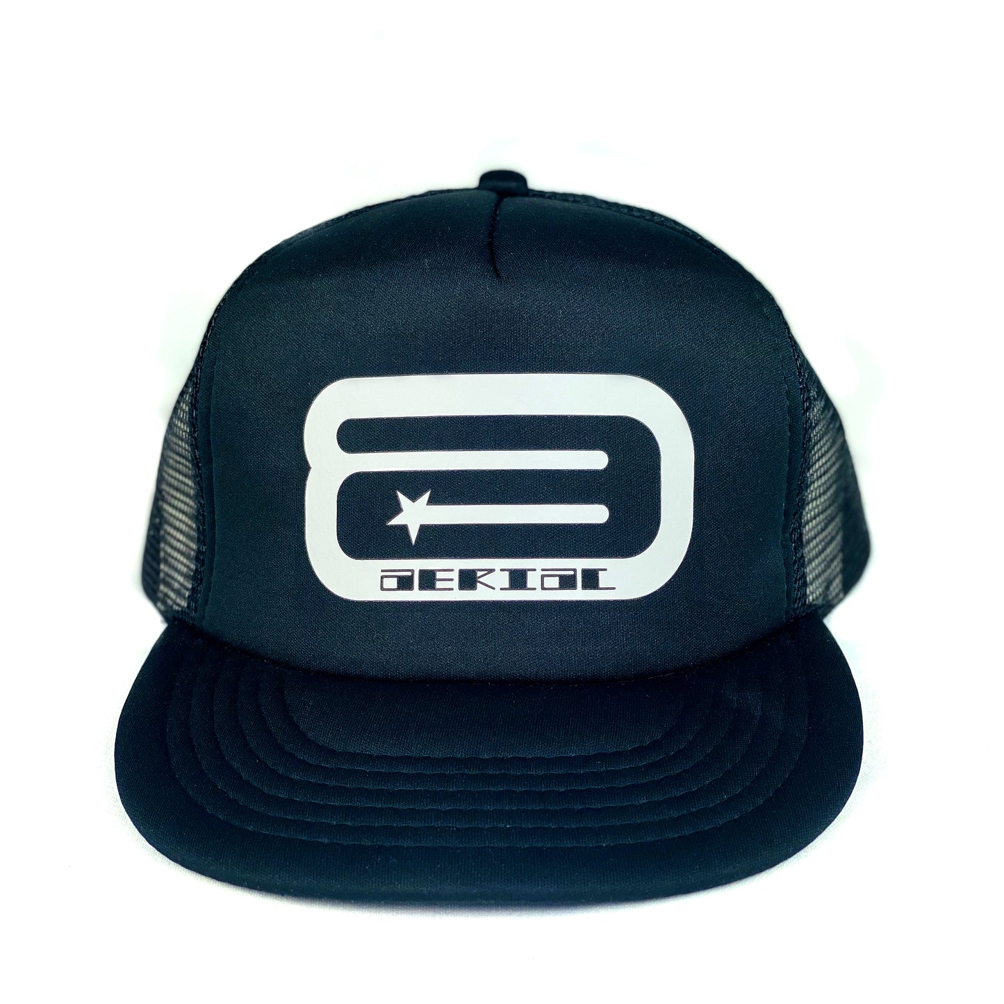 AERIAL Logo Trucker Hat - BLK