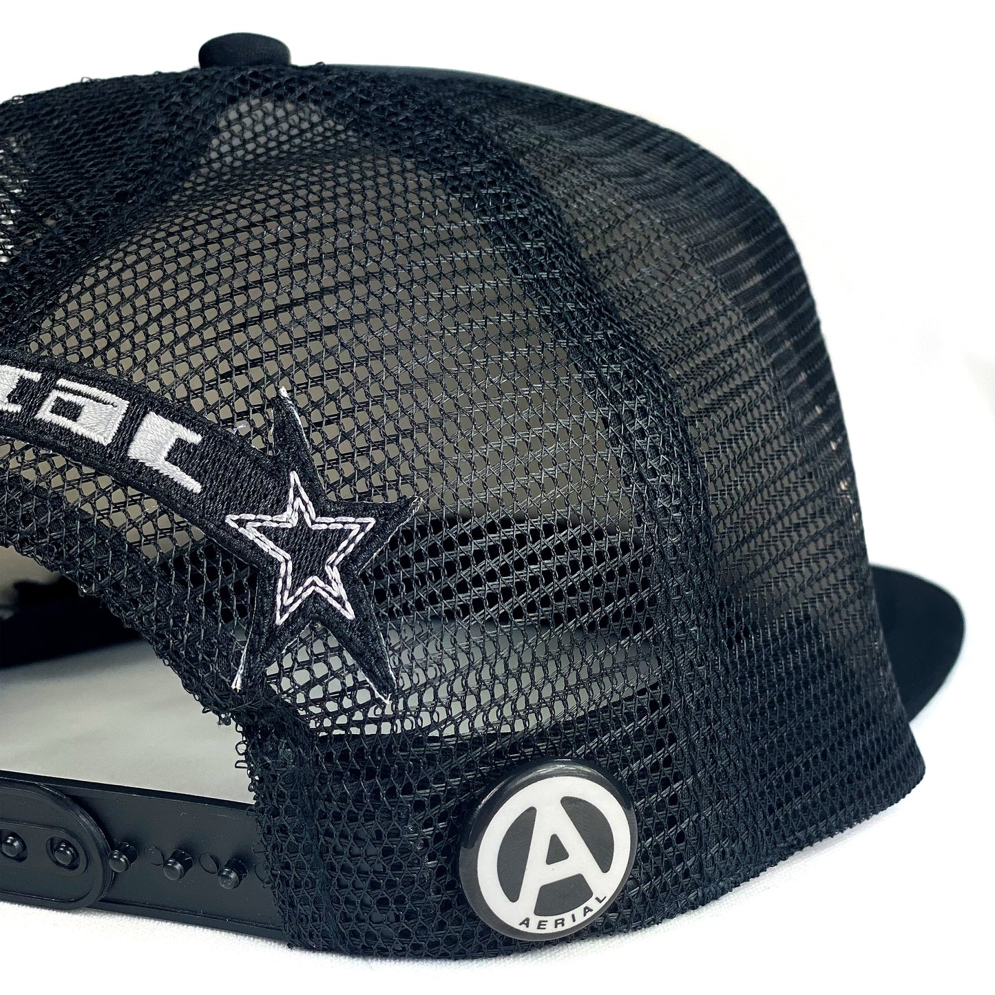 AERIAL Logo Trucker Hat - BLK